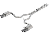 Borla ATAK Cat-Back Exhaust System for 2018-2023 Ford Mustang GT with Carbon Fiber Black Tips
