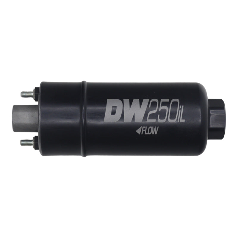 DeatschWerks 250LPH In-Line External Fuel Pump - High-Flow Fuel Delivery for Automotive Performance