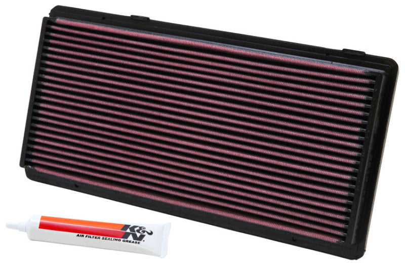 K&N Engineering 33-2122 High-Flow Drop-In Air Filter for Jeep Cherokee 2.5L/4.0L (1996-2001)