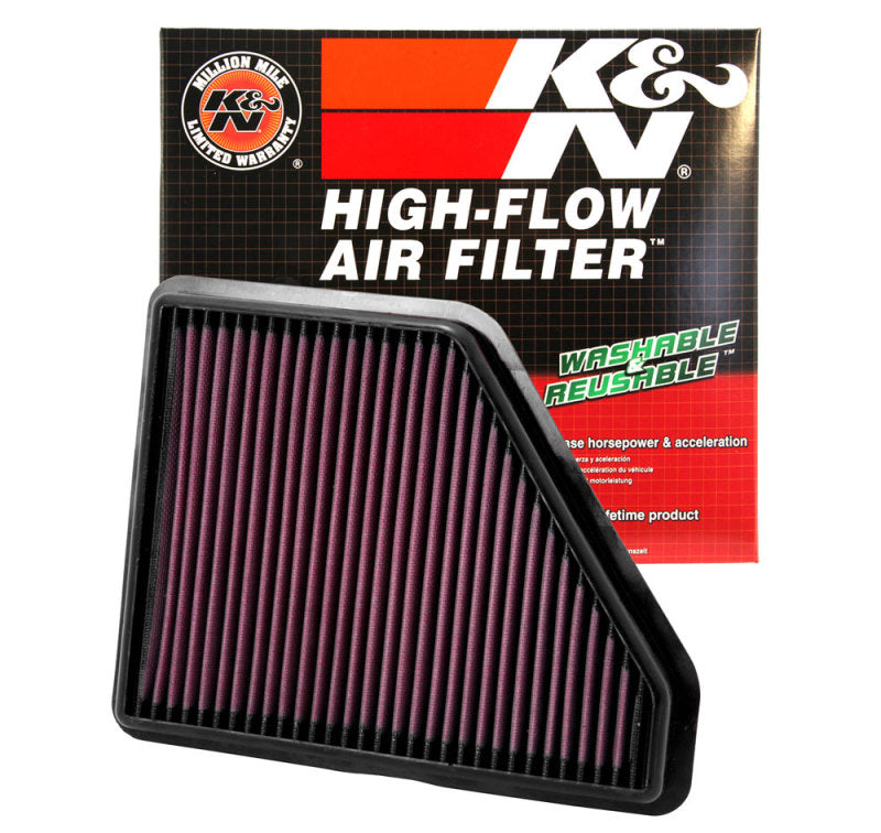 K&N Replacement Air Filter for Chevrolet Equinox 2.4L & 3.0L V6 (Part #33-2439)