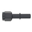 DeatschWerks 6AN Female Flare Swivel to 3/8 Inch Male EFI Quick Disconnect - Anodized Matte Black