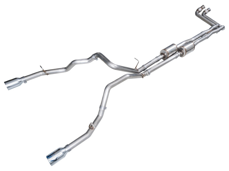 AWE Tuning 2025+ Ram 1500 3.0TT Rebel Cat-Back Exhaust with Chrome Silver Tips