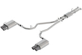 Borla ATAK Cat-Back Exhaust System for 2020-2023 Ford Explorer ST & Lincoln Aviator with Carbon Fiber Tips