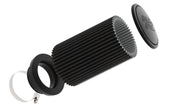 K&N Engineering RU-3112HBK Universal Air Filter – 4 inch Flange, Oil-Free Synthetic Media for Automotive Applications
