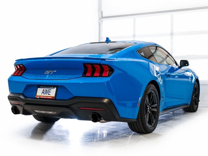 AWE Tuning 2024 Ford Mustang GT S650 Touring Catback Exhaust with Dual Diamond Black Tips