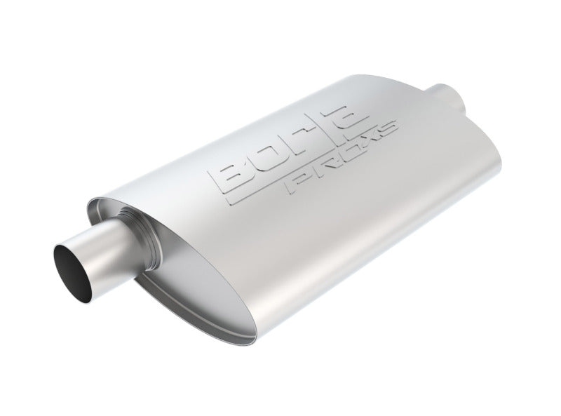 Borla ProXS Muffler 2.25-Inch Inlet/Outlet Oval Center/Offset, 14 x 4 x 9.5 Inches