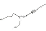 Borla ATAK Cat-Back Exhaust System for 2019-2021 Chevrolet Silverado 1500 & GMC Sierra 1500 6.2L V8 with Factory Tips