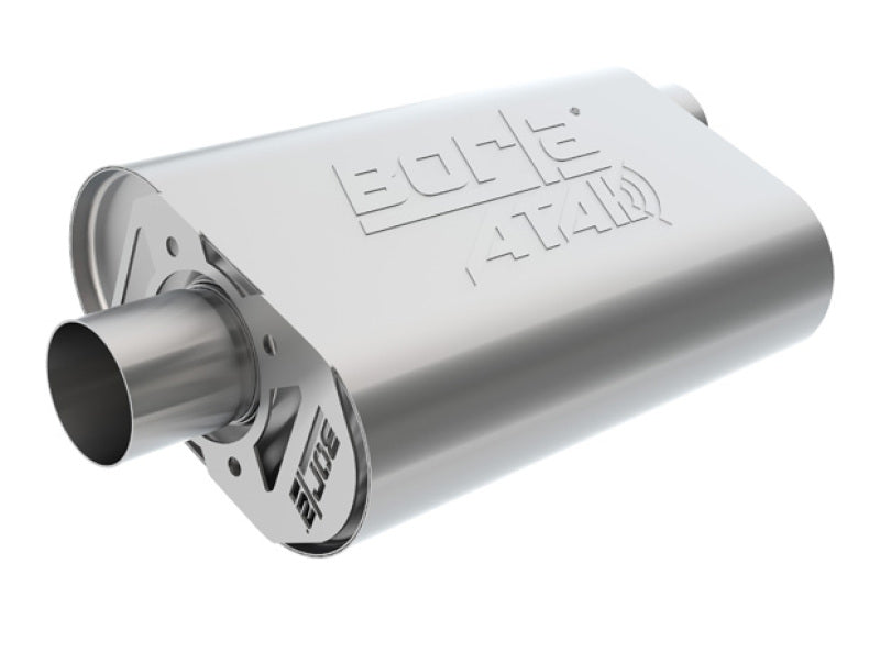 Borla CrateMuffler LS3 ATAK 2.25 Inch Offset/Offset Oval Exhaust for Chevrolet and Pontiac Models