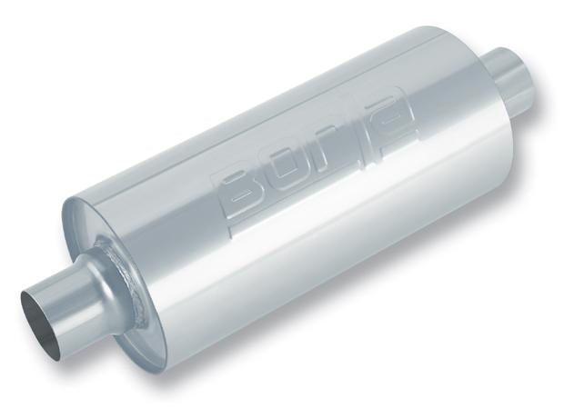 Borla XR-1 Multi-Core 3-Inch Center Inlet/Outlet Racing Muffler for High-Performance Vehicles