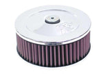 K&N Engineering Custom Racing Assembly Oval Red for Weber Carburetors - 1.75 Inch Filter Height