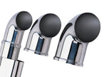 Borla Universal Polished Stainless Steel Exhaust Tip - 3 Inch Inlet, 3 Inch Outlet, Single Round Turndown/Turnout - Part Number 20140