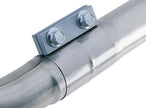 Borla 18322 Universal 2.25-Inch Stainless Steel Half Moon Clamp for Exhaust Systems
